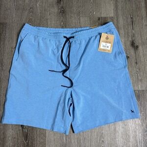 Eddie Bauer Swim Men's XL Island Blue Volley 7" Inseam Swim Trunks Comfort Liner